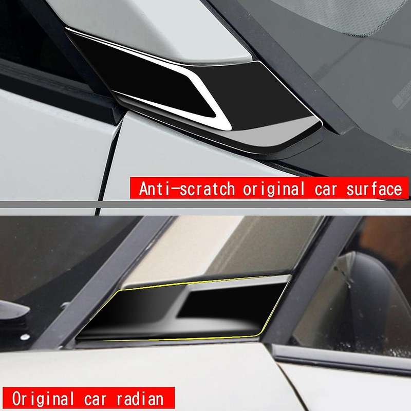 A Column Sticker Trim Modification Accessories Bright Black