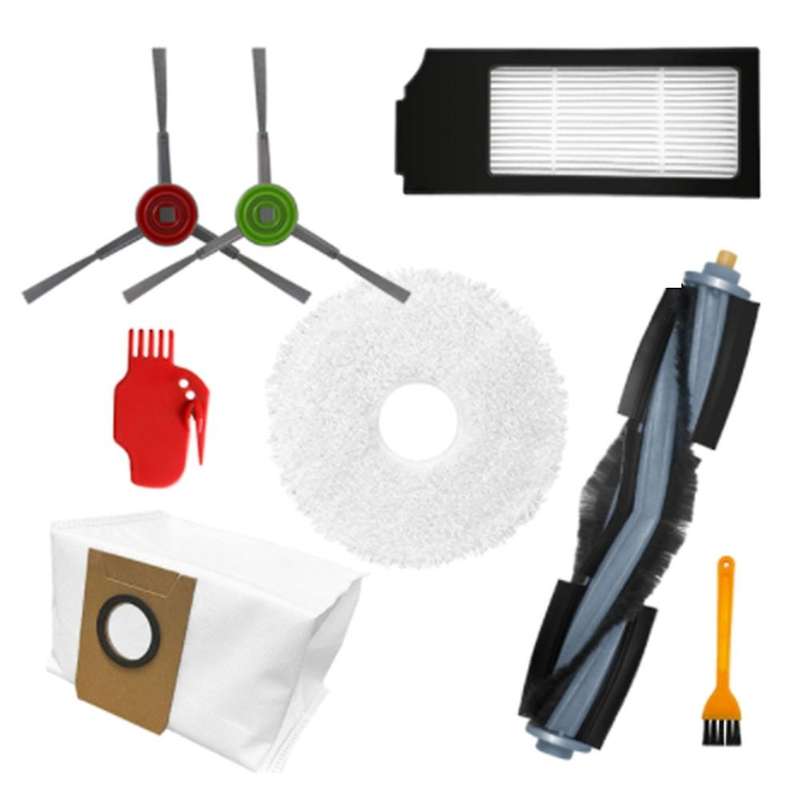 8pcs for Ecovacs X1 Turbo/omni Robot Vacuum Cleaner Roll Main Brush