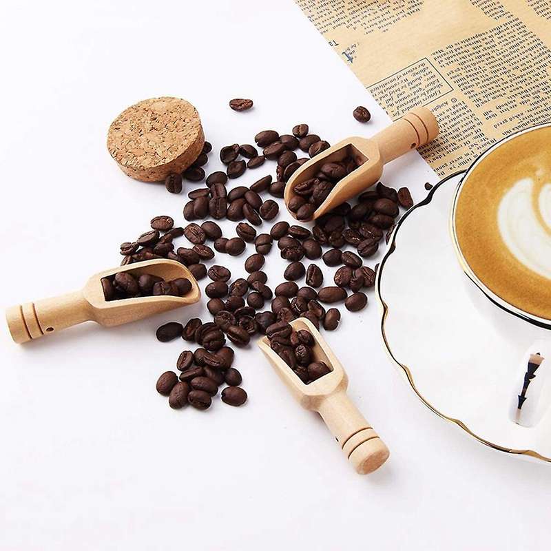 40 Pcs Mini Wooden Spoon, Mini Bath Salt Spoon, Washing Powder