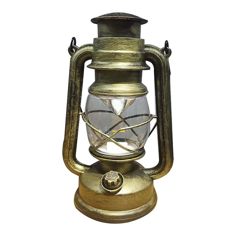 25cm Iron Antique Bronze Oil Lanterns (cover) Portable,black+gold