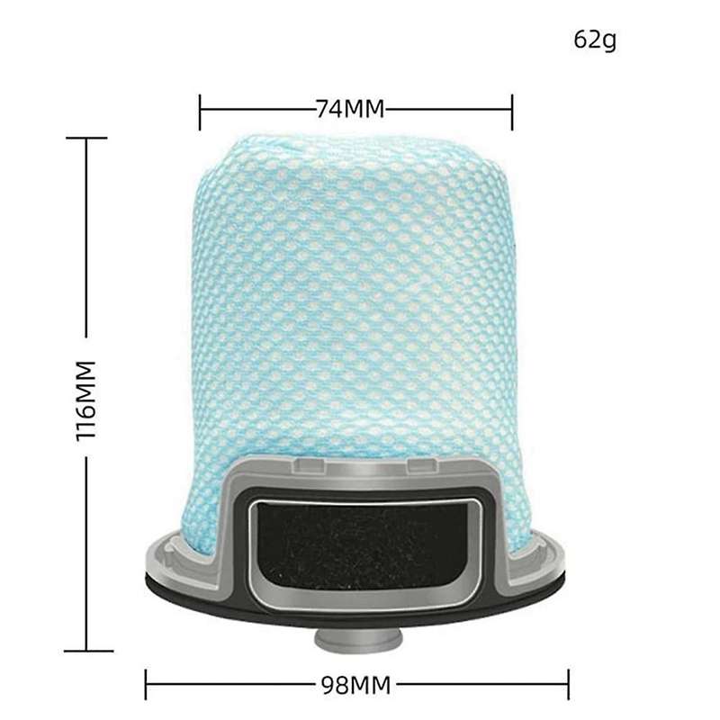 2pcs Filter for Xiaomi Roborock S7 T7 T7s Plus Vacuum Cleaner Filter
