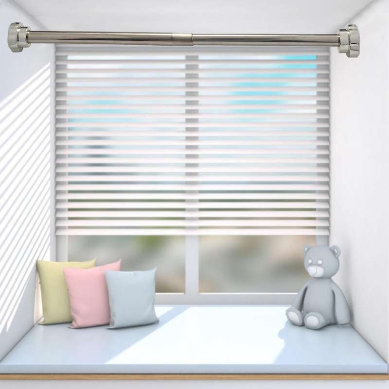 Extendable Clothes Drying Stainless Steel Rod for Bathroom 40-55cm