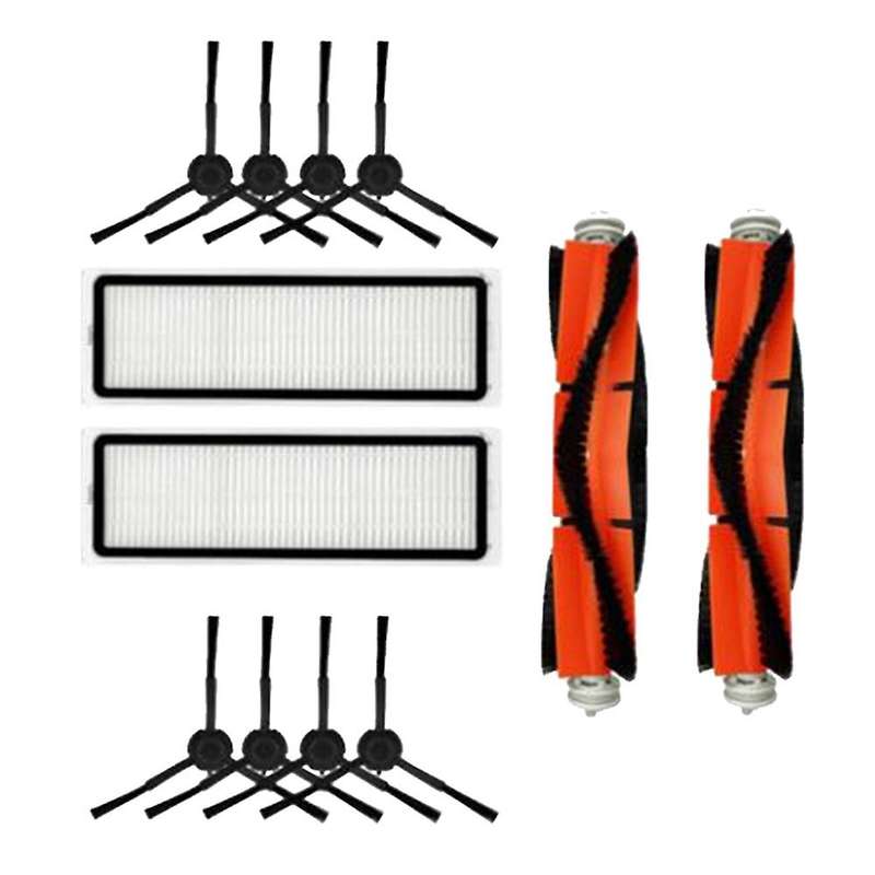 12pcs for Dearme L10plus Vacuum Cleaner Main Side Brush Hepa Filter