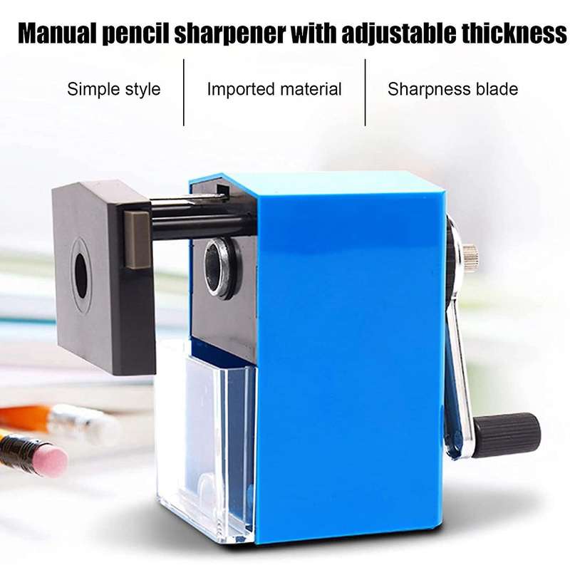 Kw-trio Handle Pencil Sharpener Hand Crank Desktop Pencil Sharpener