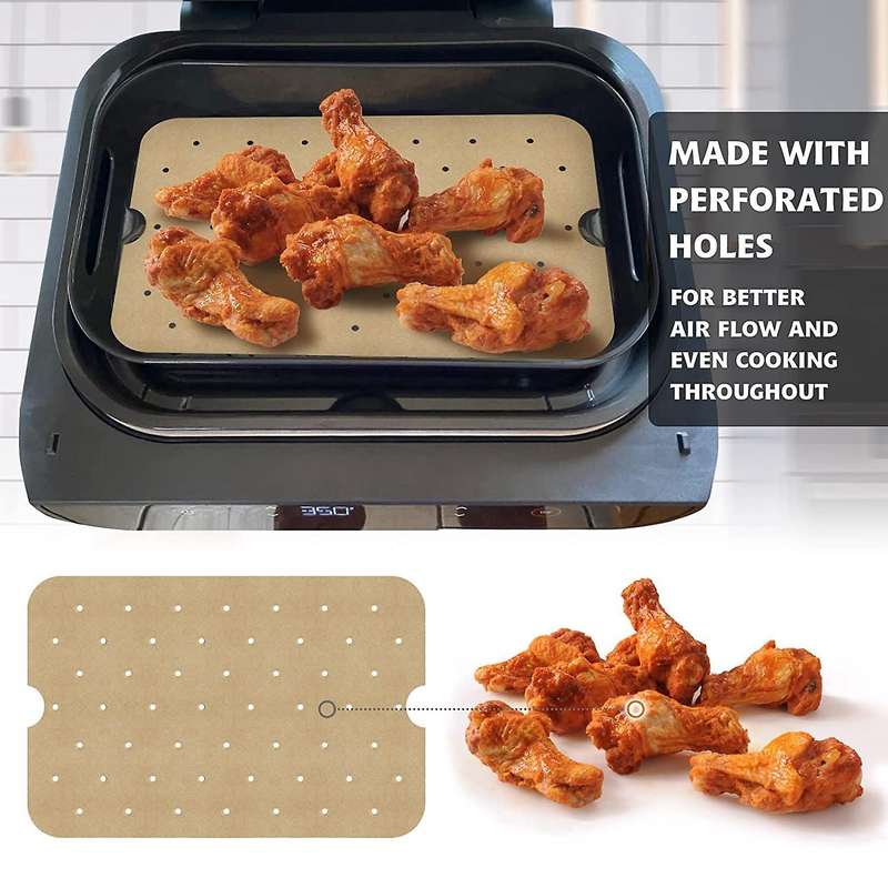 200 Pcs Air Fryer Parchment Paper Liners for Ninja Foodi Xl Smart