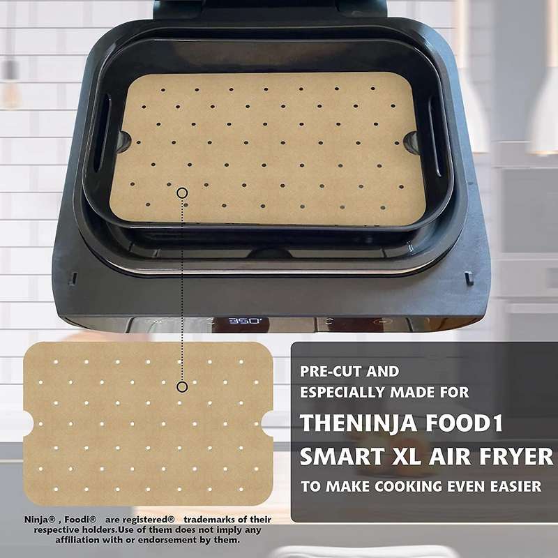 200 Pcs Air Fryer Parchment Paper Liners for Ninja Foodi Xl Smart