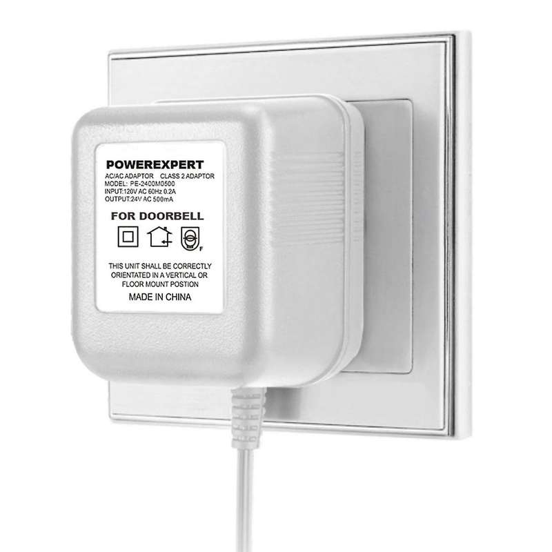 24v 500ma Video Doorbell Transformer 8 Meter Cable Camera (us Plug)