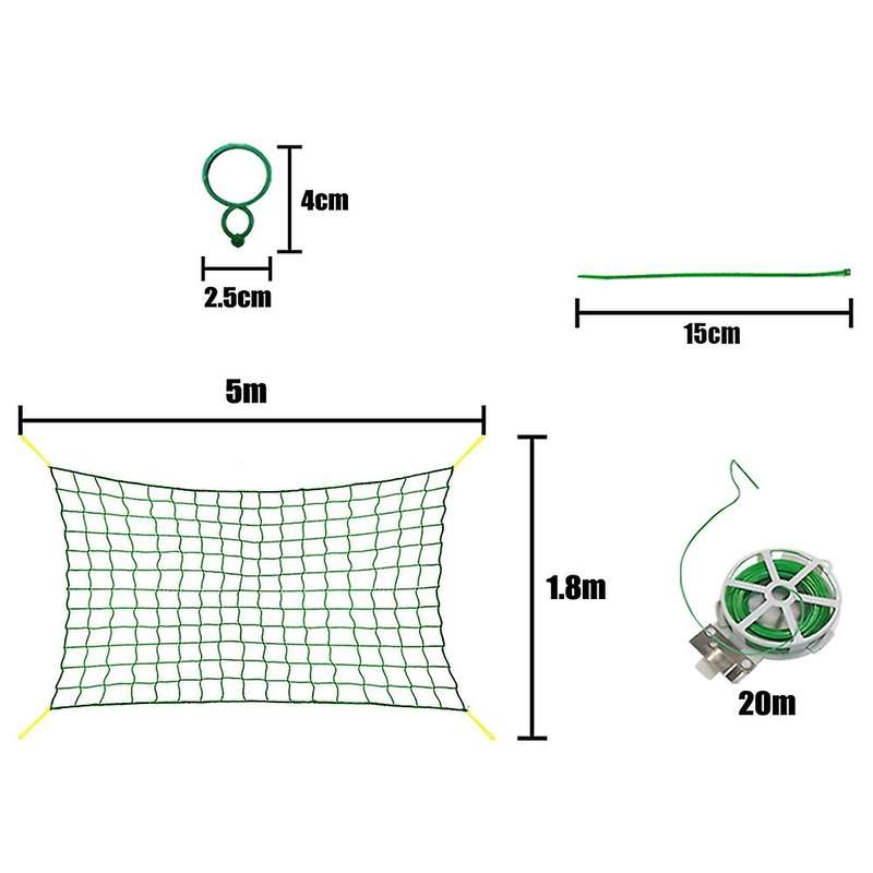 Plant Trellis Netting Garden Plant Netting Mesh for Plants Trees