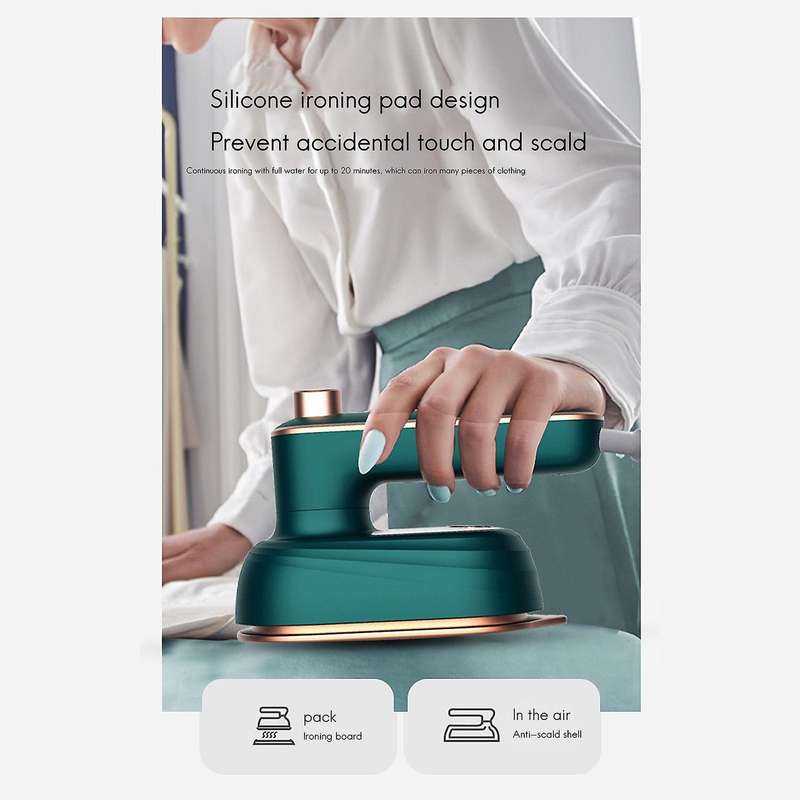Mini Steam Iron Handheld Wet and Dry Double Steam Generator Us Plug