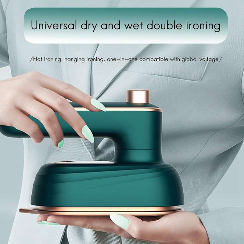 Mini Steam Iron Handheld Wet and Dry Double Steam Generator Us Plug