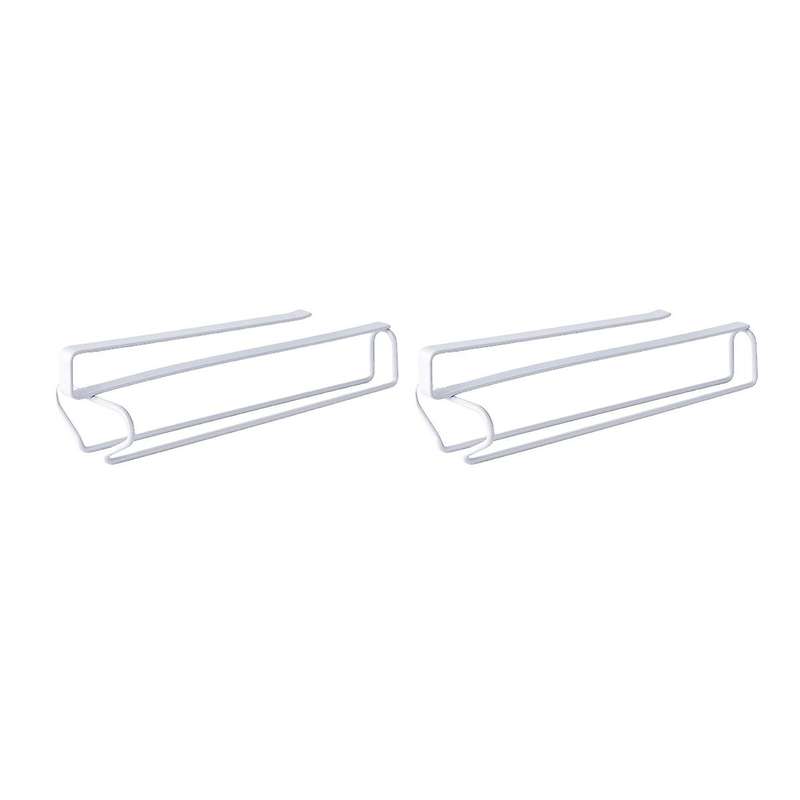 2pcs Useful Iron Wine Rack Glass Holder Hanging Bar Hanger Shelf