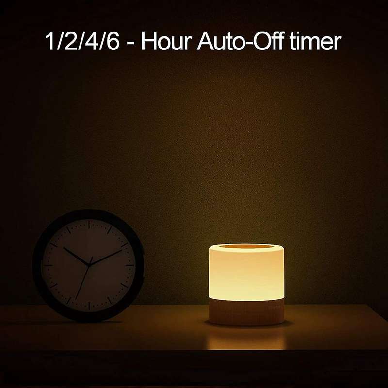 Led Night Light, Mini Bedside for Baby Kids Dimmable Eye Caring Lamp