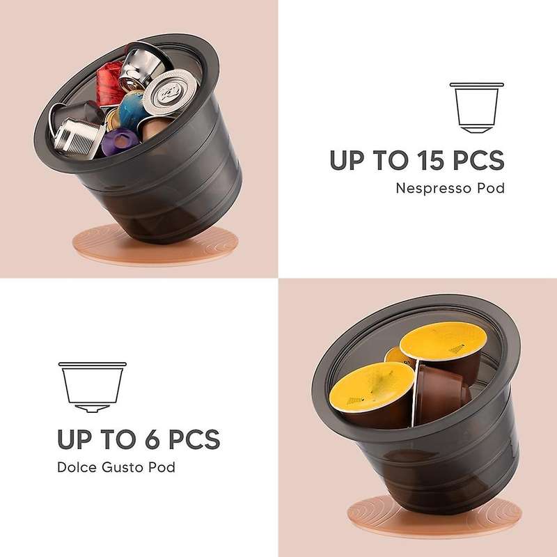 Coffee Storage Box Detachable Convenient Coffee Capsule Rack Mini