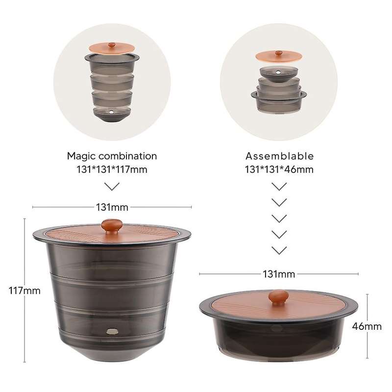 Coffee Storage Box Detachable Convenient Coffee Capsule Rack Mini