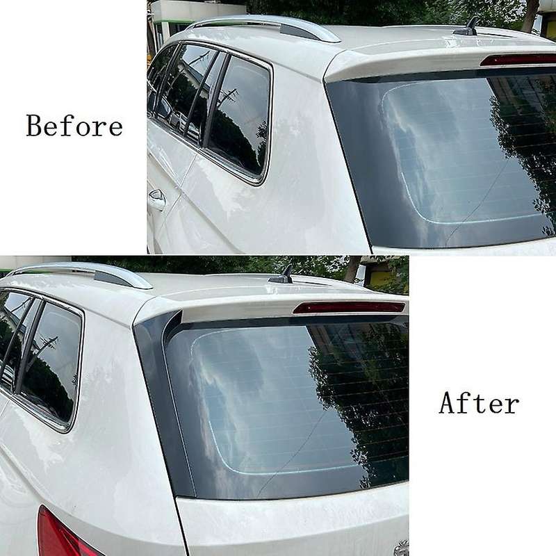Rear Window Side Wing Roof Spoiler Splitter Stickers for Skoda Kodiak