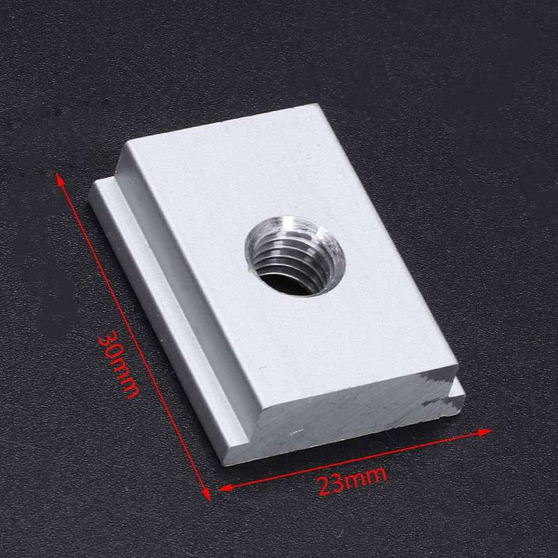 15pcs M8 T-track Slider Sliding Nut Aluminum Alloy T Slot Nut
