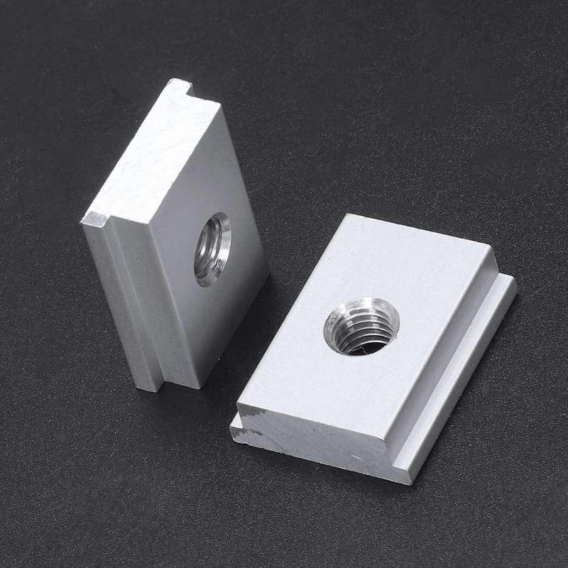15pcs M8 T-track Slider Sliding Nut Aluminum Alloy T Slot Nut