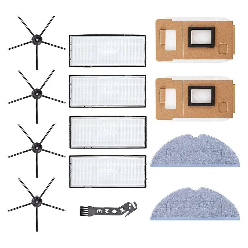 For Xiaomi Roborock S7 T7s T7s Plus Hepa Filters Sidebrushes Mop Pads