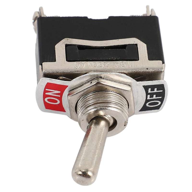 Heavy Duty Rocker Toggle Switch 15a 250v 20a 125v Spst 2 Pin 10 Pack