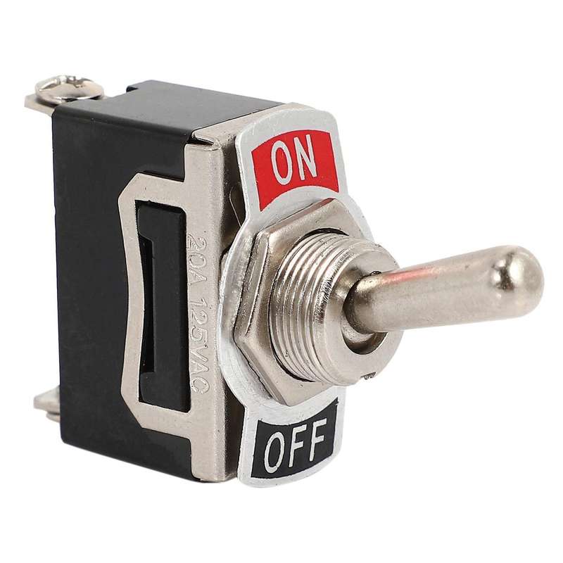 Heavy Duty Rocker Toggle Switch 15a 250v 20a 125v Spst 2 Pin 10 Pack