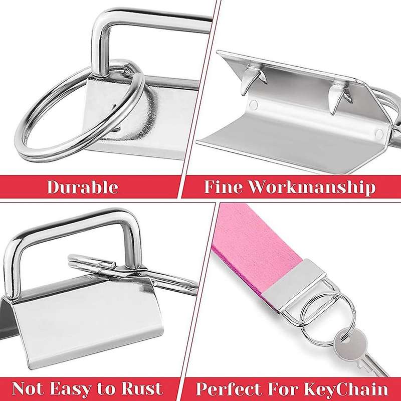Keychain Hardware for Wrist Strap Keychain Lanyard Buckle Hardware