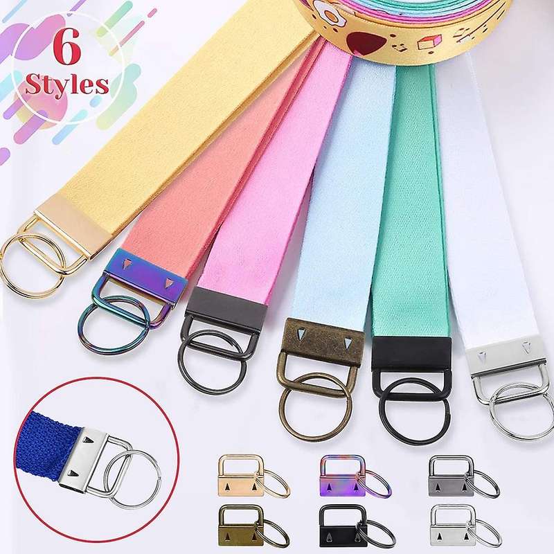 Keychain Hardware for Wrist Strap Keychain Lanyard Buckle Hardware