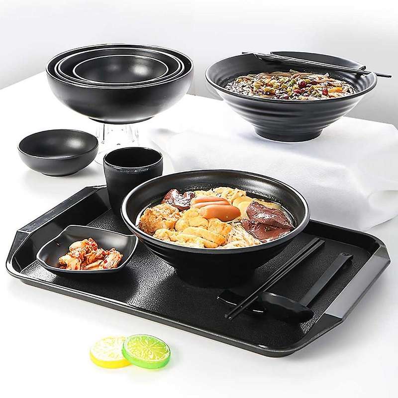 950ml Japanese Ramen Bowls and Chopsticks Household Kitchen Tools