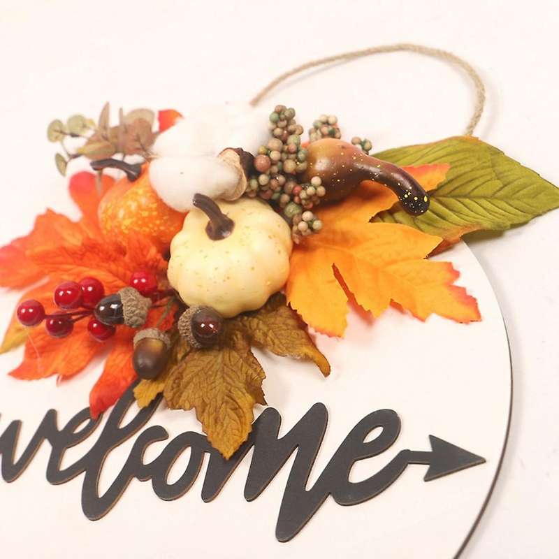Thanksgiving Pumpkin Kapok Decoration House Autumn Color Sign Pendant