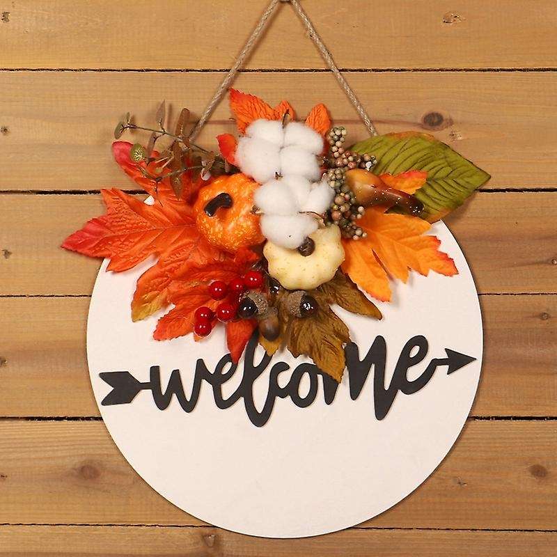 Thanksgiving Pumpkin Kapok Decoration House Autumn Color Sign Pendant