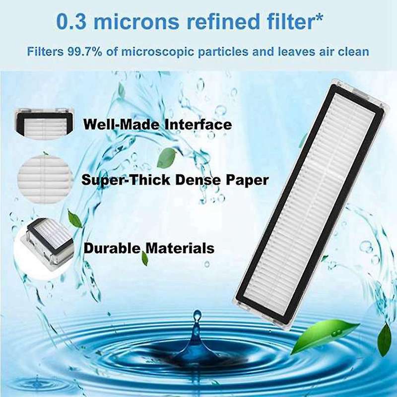 Vacuum Cleaner Accessories Hepa Filter Main Side Brush Mop Cloths