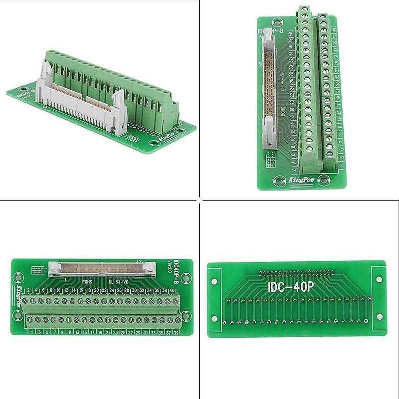 Idc40p 40pin Connector Strip with Bracket, for Plc, Din Rail Mount