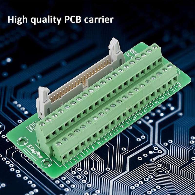 Idc40p 40pin Connector Strip with Bracket, for Plc, Din Rail Mount