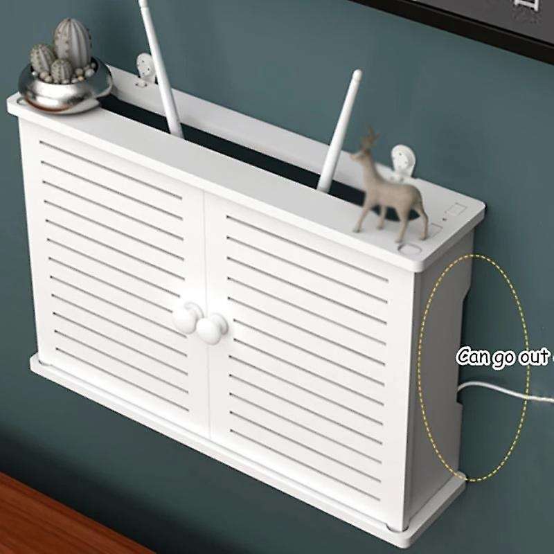 Wireless Wifi Router Storage Boxes Wooden Box S