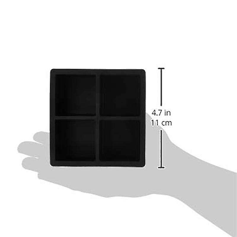 Silicone Ice Square Trays - Set Of 4 Square Ice Square Molds