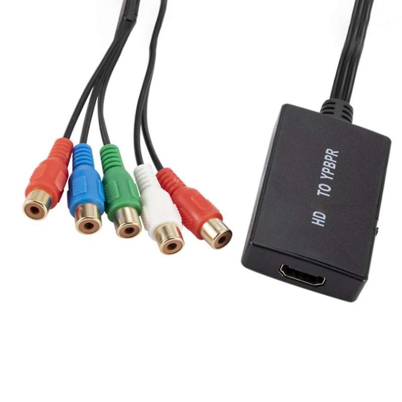 Hdmi to Ypbpr 5rca Converter Support 1080p for Hd Tv Dvd Player