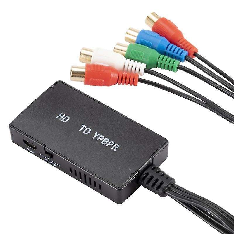 Hdmi to Ypbpr 5rca Converter Support 1080p for Hd Tv Dvd Player