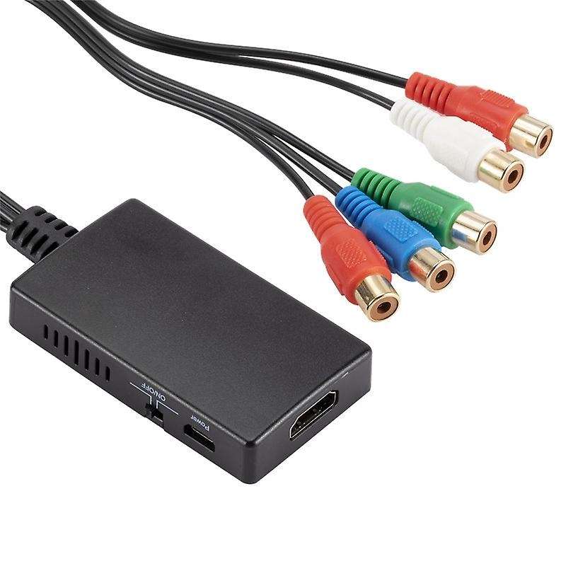 Hdmi to Ypbpr 5rca Converter Support 1080p for Hd Tv Dvd Player