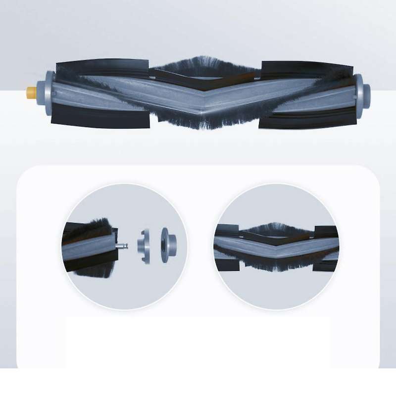 2 Pcs Rolling Brush for Ecovacs X1 Turbo Omni Robot Vacuum Cleaner