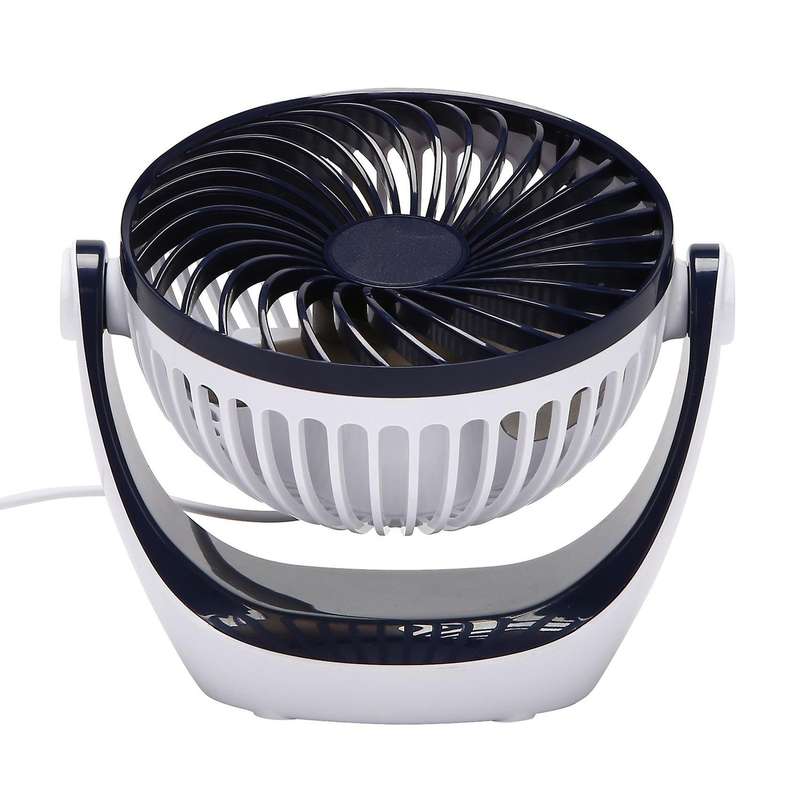 Desk Fan Ultra Quiet Speed Adjustable Head 360rotatable Fan for Home