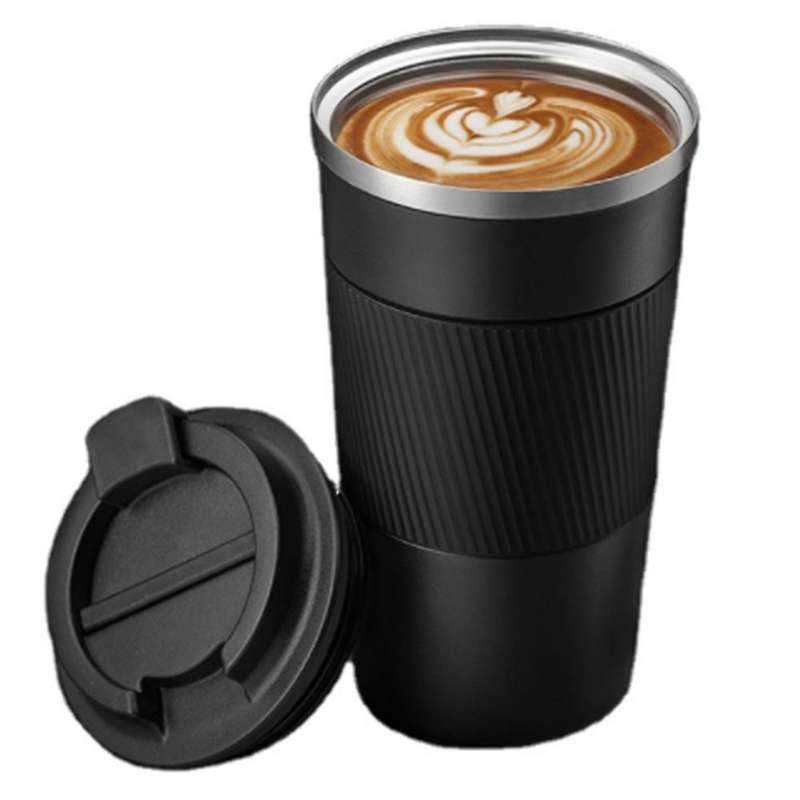 510ml Double Stainless Steel Coffee Thermos Mug( Black)
