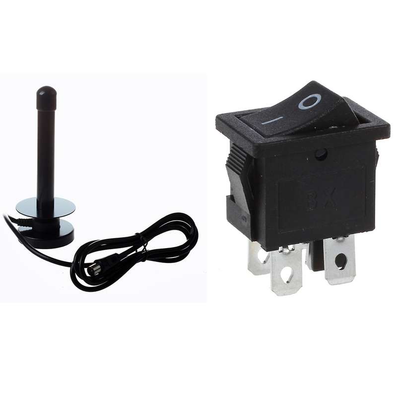 Black 25 Dbi Dvb-t Tv Hdtv Digital Antenna with Male Connector