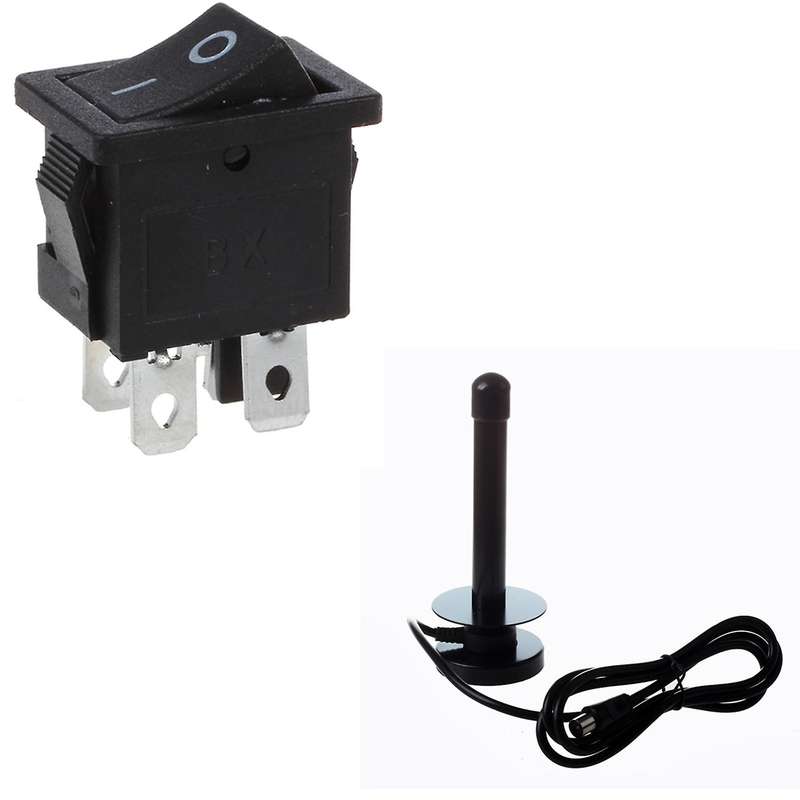 Black 25 Dbi Dvb-t Tv Hdtv Digital Antenna with Male Connector