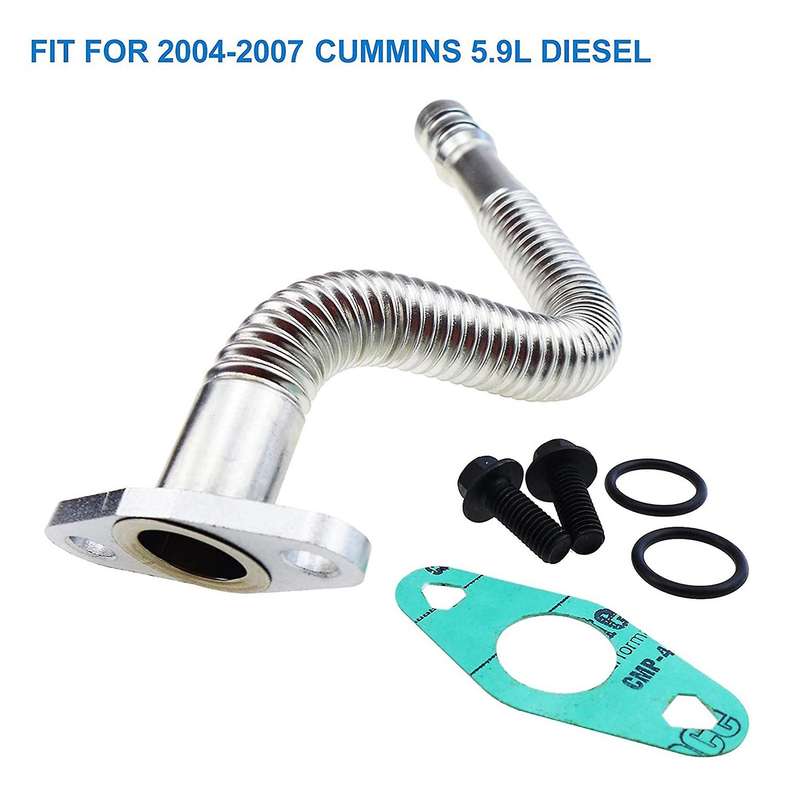 Engine Turbocharger Oil Return Hose Line Oil Return Drain Line