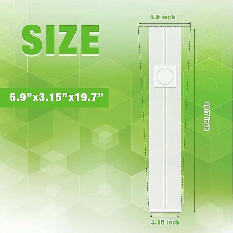40pieces Mushroom Growing Bags with Breathable Filter 6mil Large Bags