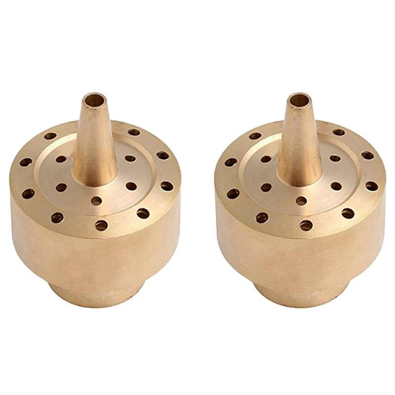 2x Dome Sprinkler Head Garden Landscape Water Full Copper Sprinkler