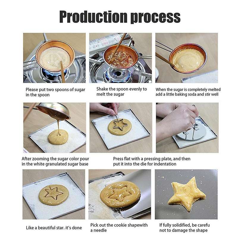 Baking Biscuit Grinding Tool Squid Game Biscuit Mold Nine Piece Set