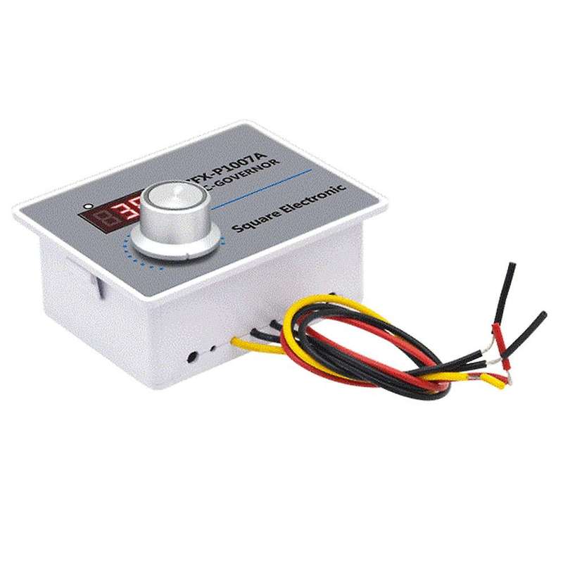 Zfx-p1007a Digital Display Speed Controller Waterproof 500w Ac 220v