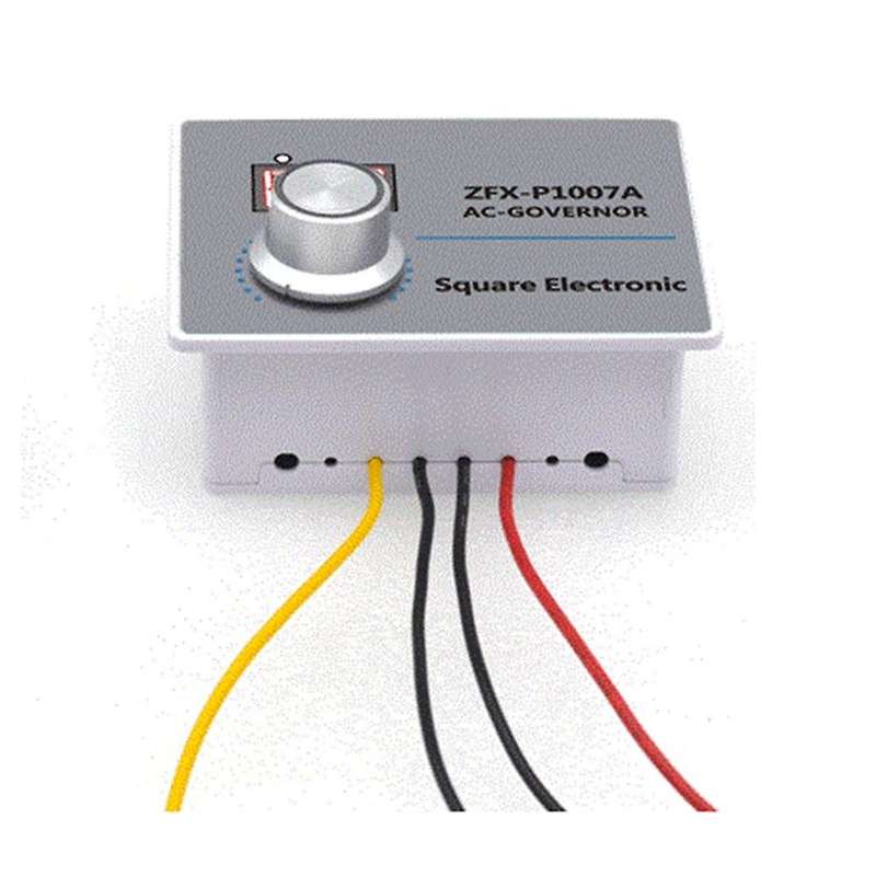Zfx-p1007a Digital Display Speed Controller Waterproof 500w Ac 220v