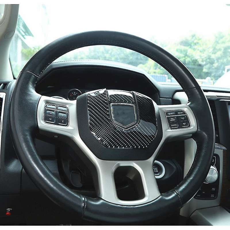 Carbon Fiber Car Steering Wheel Cover for Dodge Ram 2010-2015