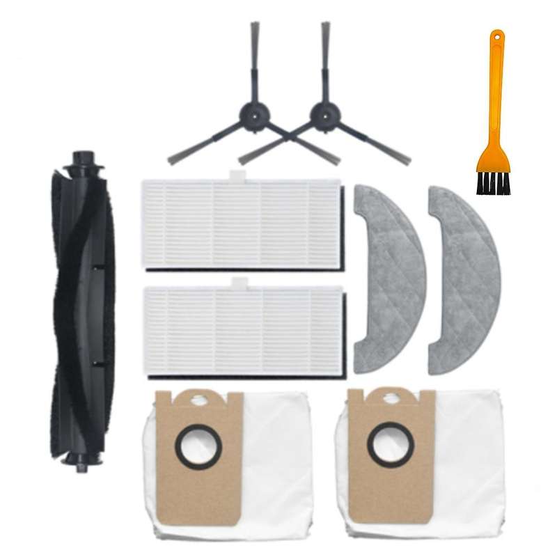 Main Brush Side Brush Dust Bags Hepa Filter Mop Cloth Parts